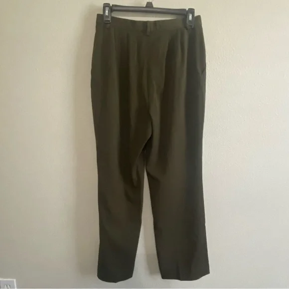 Olive green John Meyer Studios trousers w99 - Picture 2 of 9